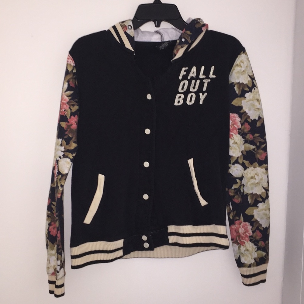 Manhead Fall Out Boy Floral Sweatshirt